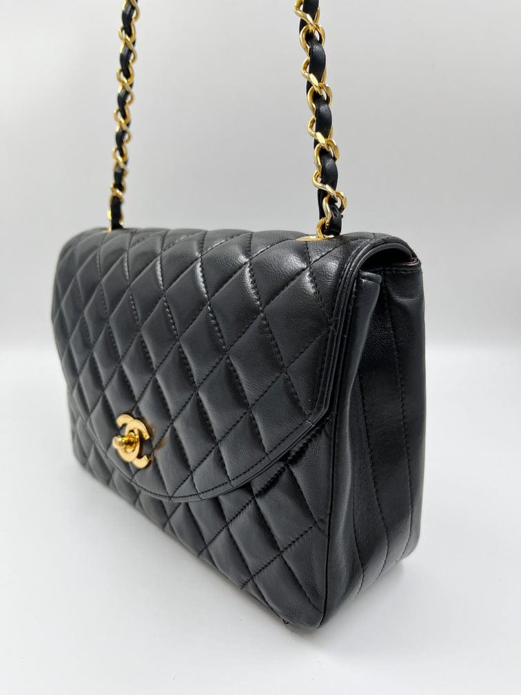 Chanel Vintage Single Flap with 24k gold plated hardware – The Hosta