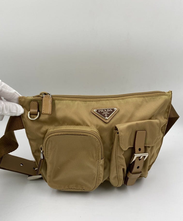 Prada Nylon Beige Crossbody Bag – The Hosta