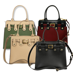 interchangeable luxury vegan leather bags from Lavada