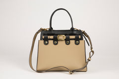 Lavada Signature Hybrid Bag, shown in black with tan overlay