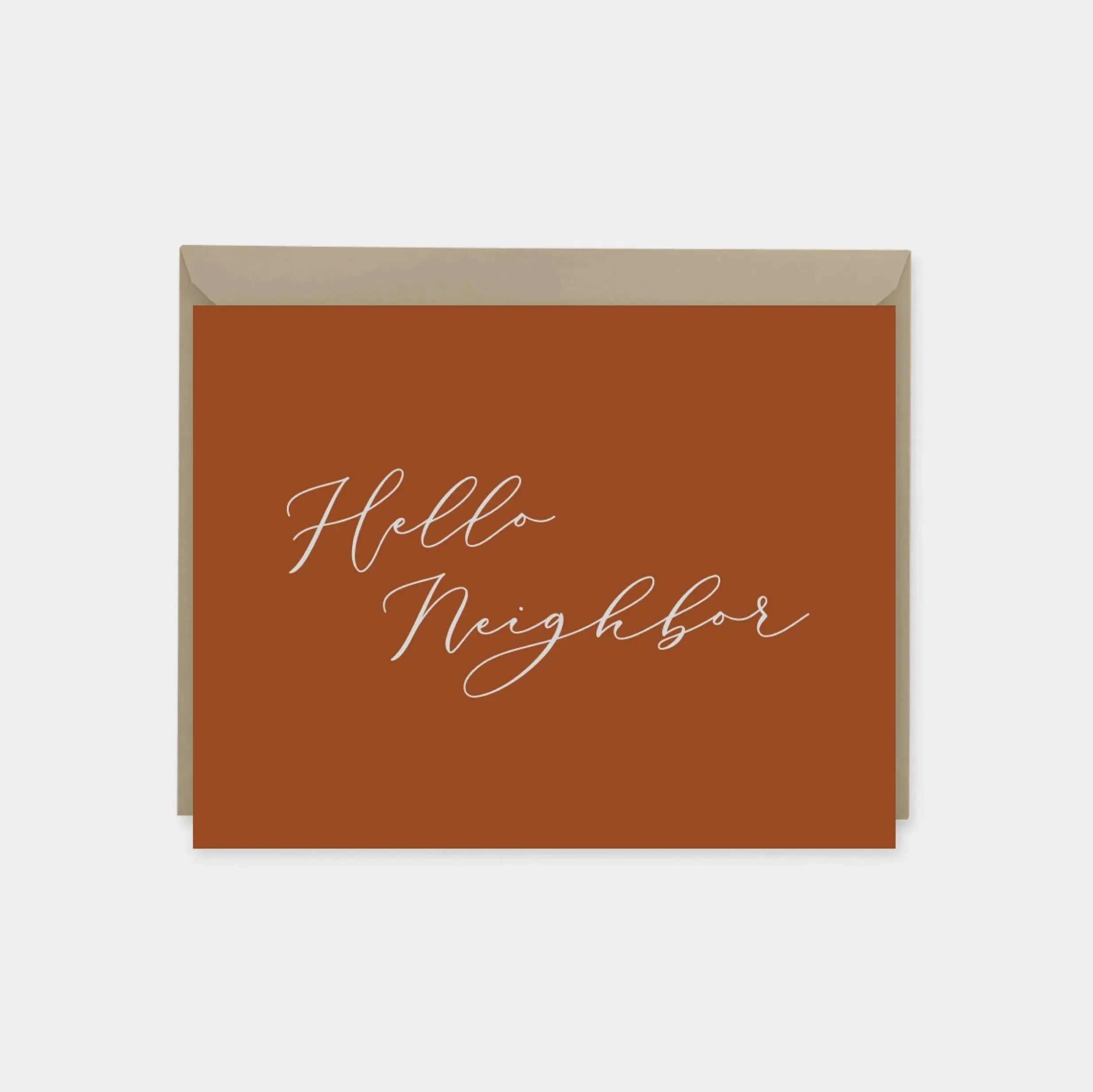 "Hello Neighbor" Card II