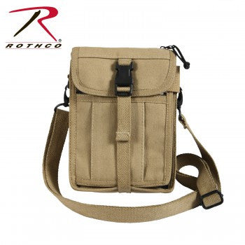 Rothco Canvas Travel Portfolio Bag with Leather Accents