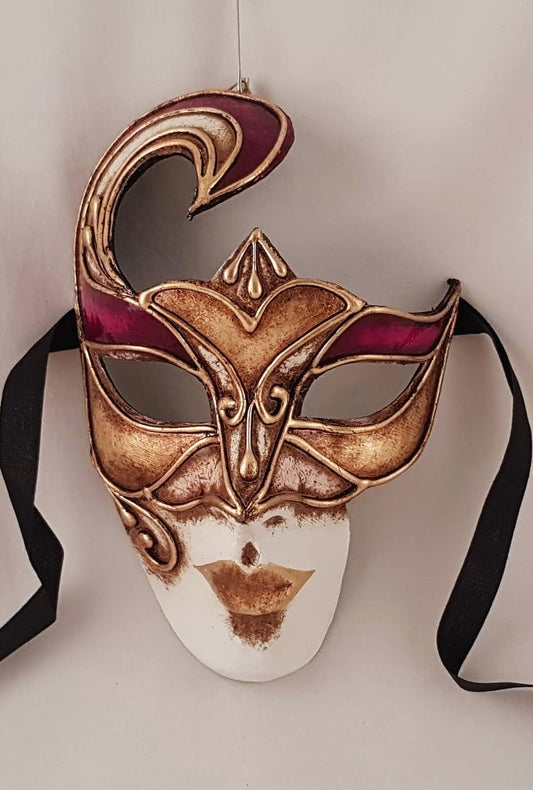 Dakar máscara veneciana de estilo italiano para mujer y hombre para fiesta  Halloween Mardi grass Carnaval de Venecia estilo Casanova Italia -   Portugal