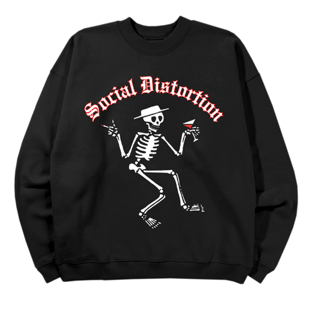 Classic Skelly Crewneck Fleece - Social Distortion Official Sto product image