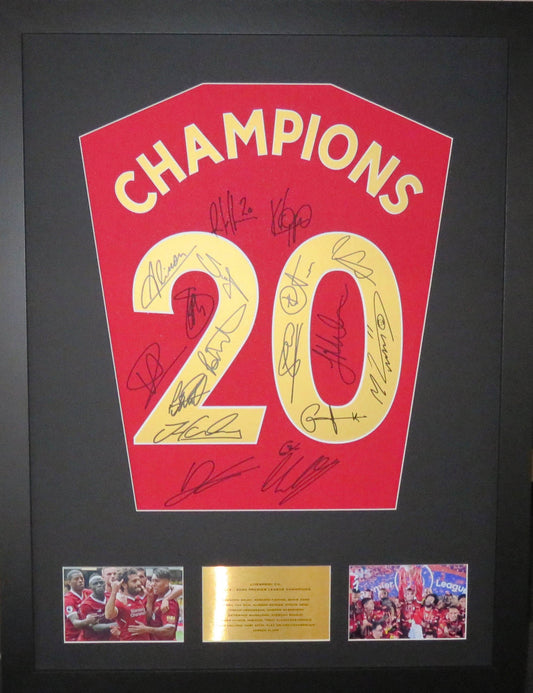 Premier League Champions Squad Signed Shirt