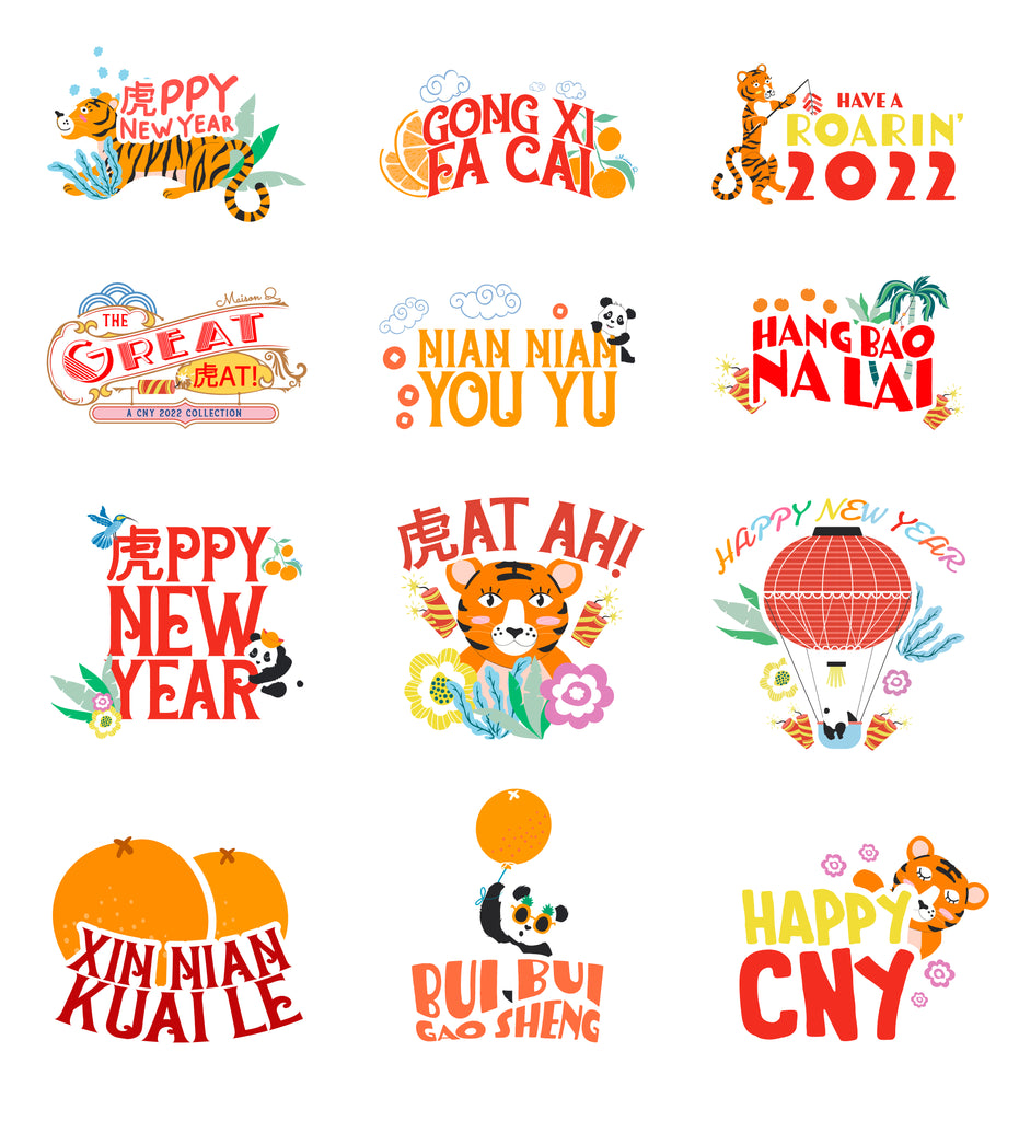 Chinese New Year WhatsApp Stickers to celebrate the Year of the