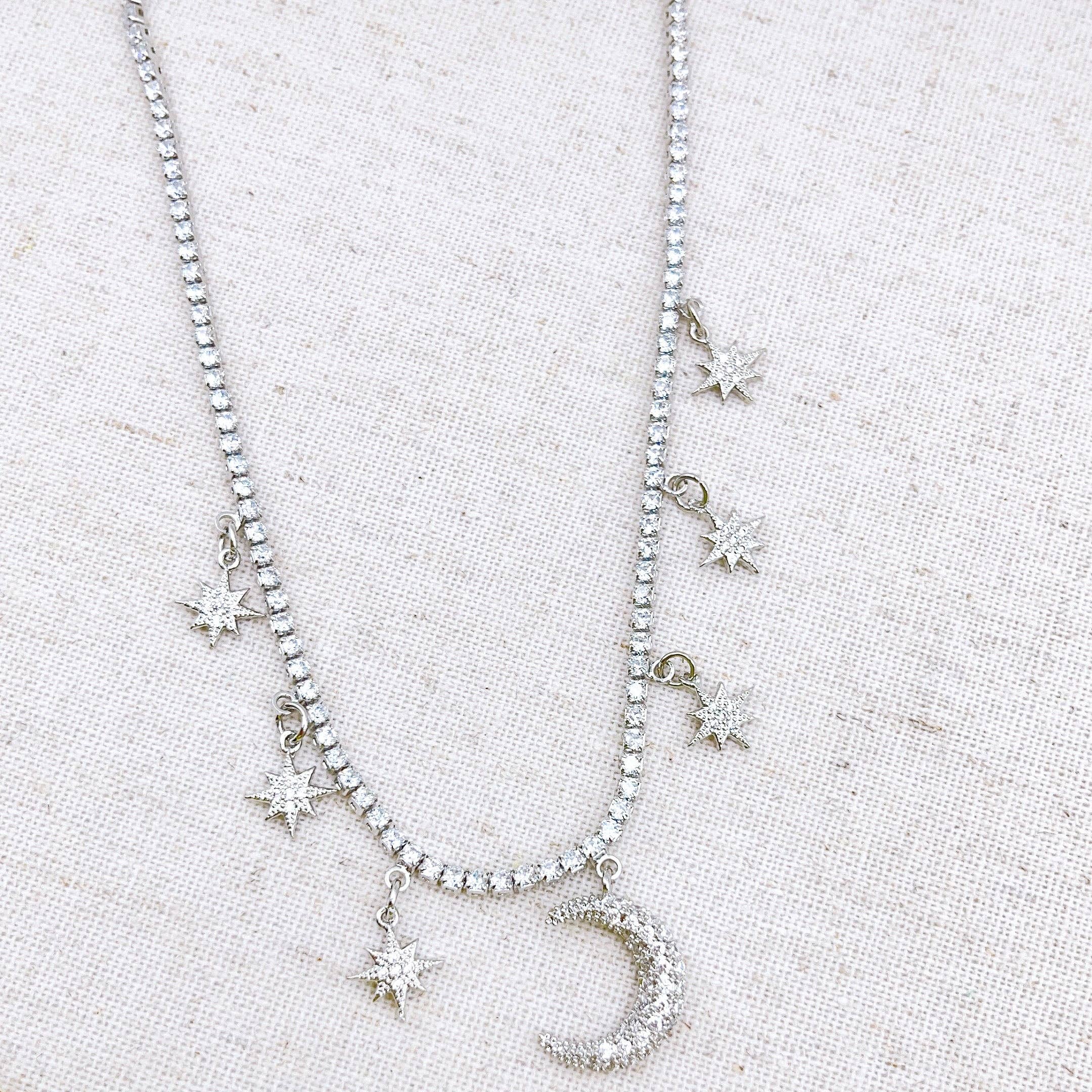 Constellation Necklace Silver – Ivory Gem
