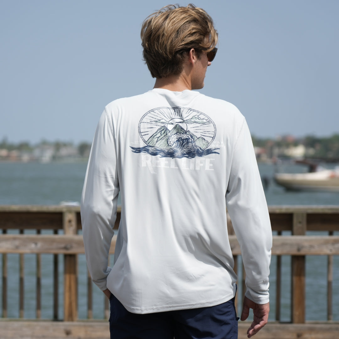 Mens Jax Beach Long Sleeve UV Shirt