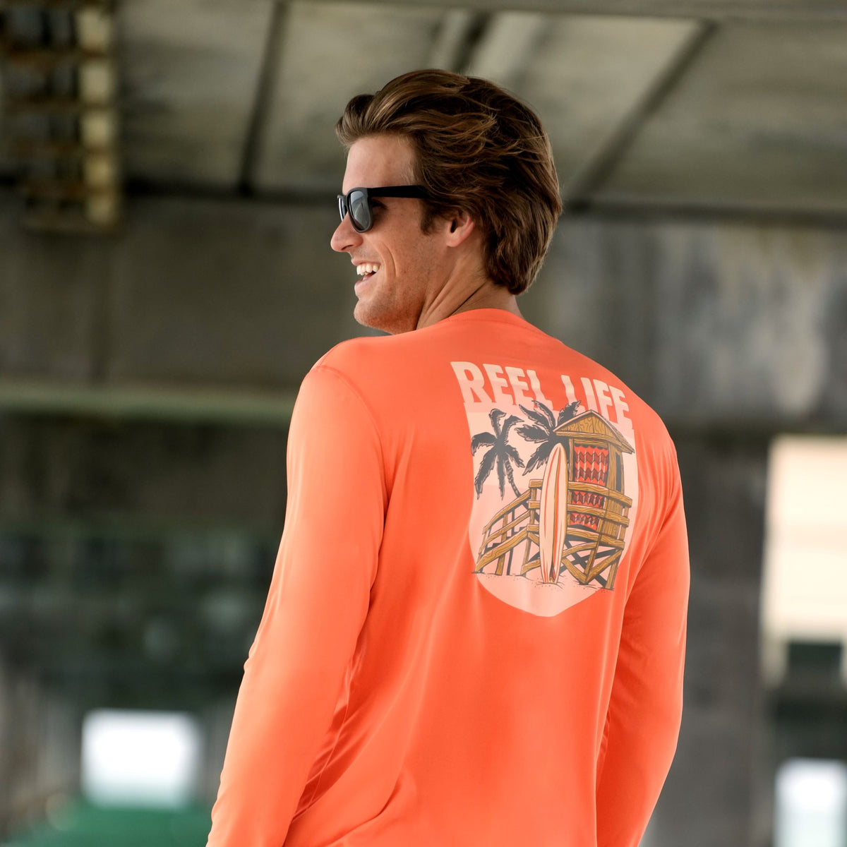 Mens Jax Beach Long Sleeve UV Shirt