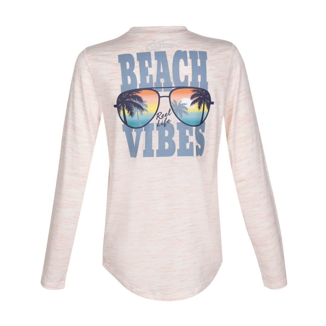 Summer Vibes Long Sleeve Microfiber Tropical Shirt