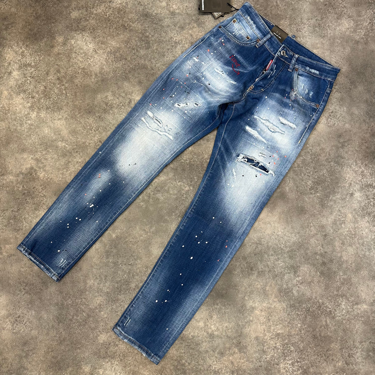 在庫一掃最安挑戦 クロップド- DSQUARED2 42-44相当 ロールアップ 新品