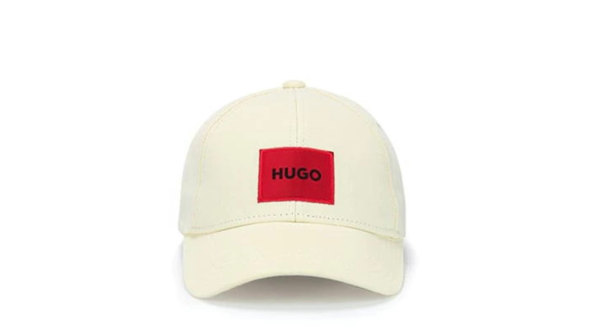 HUGO BOSS HUGO RED PATCH BASEBALL CAP BLACK