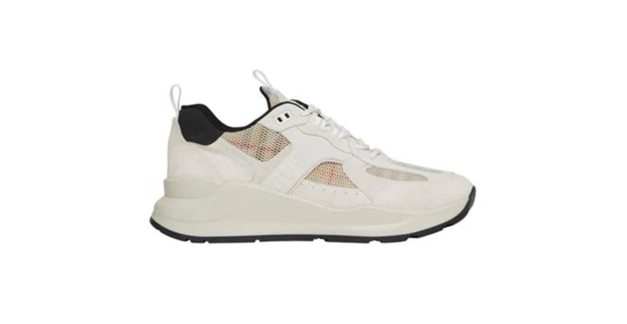 BURBERRY TECH RUNNER TRAINERS WHITE