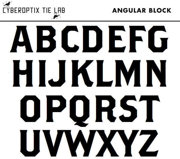 cool block letter fonts