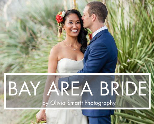 Orange perforated leather bow ties, Bay Area Bride