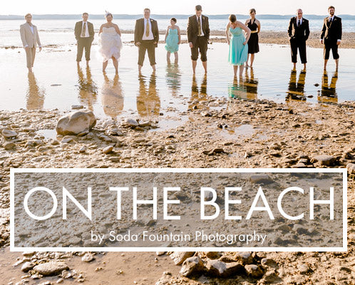 cyberoptix ties, beach wedding