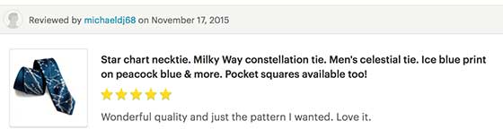 Cyberoptix milky way constellation necktie reviews