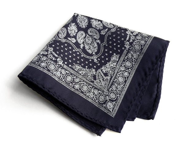 Bandana Pocket Square, by Cyberoptix Tie Lab