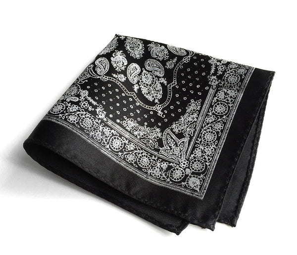 Bandana Pocket Square, by Cyberoptix Tie Lab