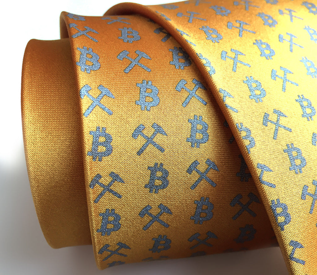 bitcoin tie clip