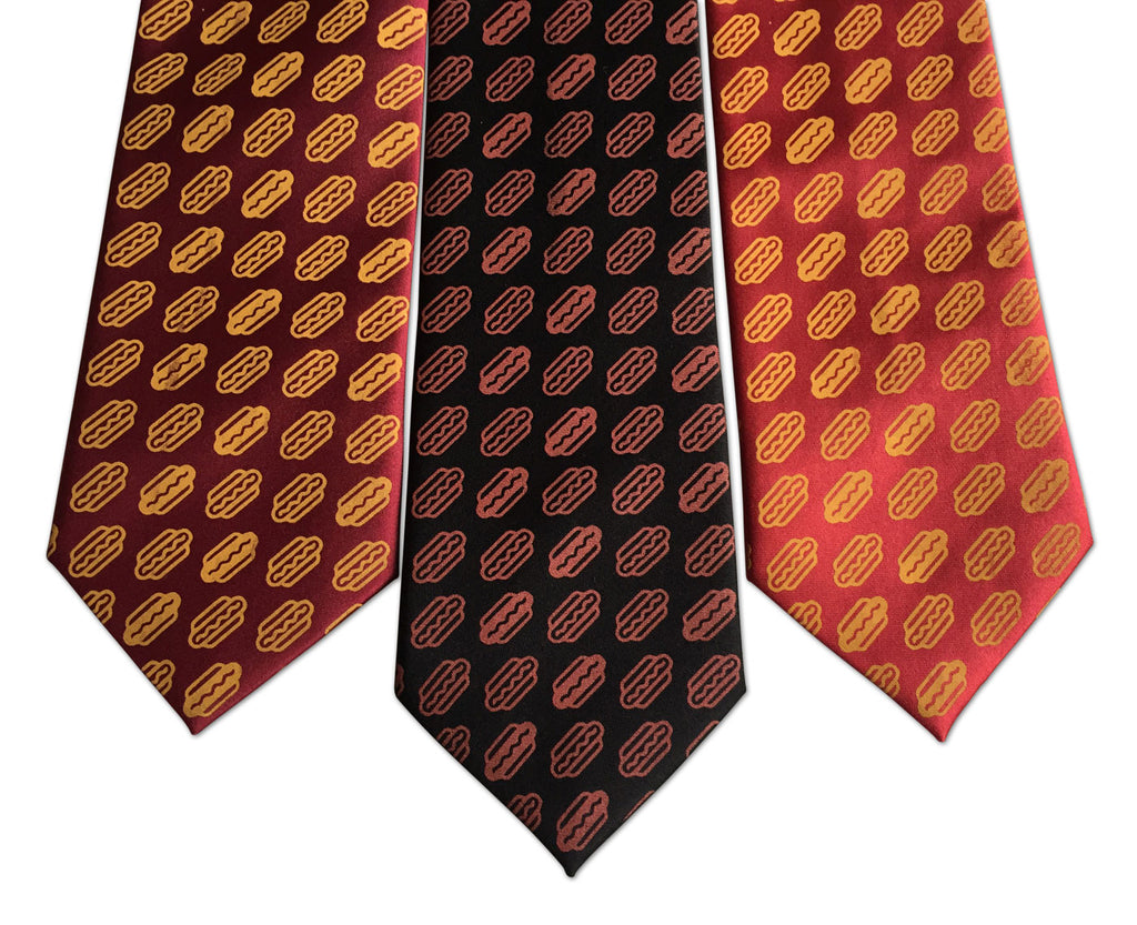 dog print tie