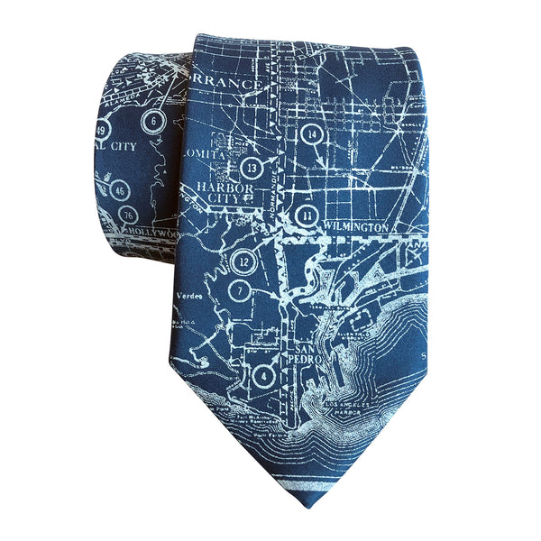 Los Angeles Map French Blue Tie Necktie Vegan Cyberoptix 01 Web Grande ?v=1571438900