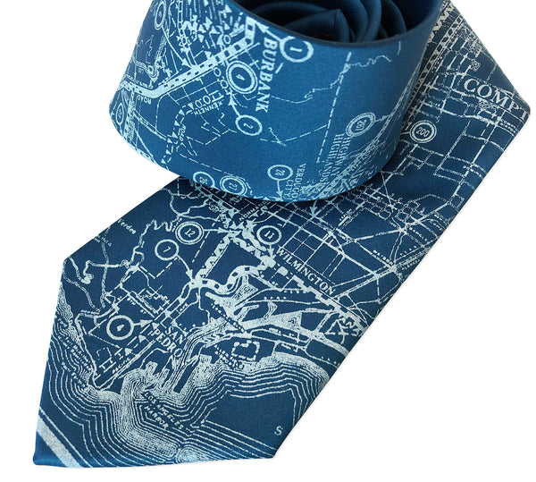 Los Angeles Map French Blue Tie Necktie Vegan Cyberoptix 02 Web Grande ?v=1571438900