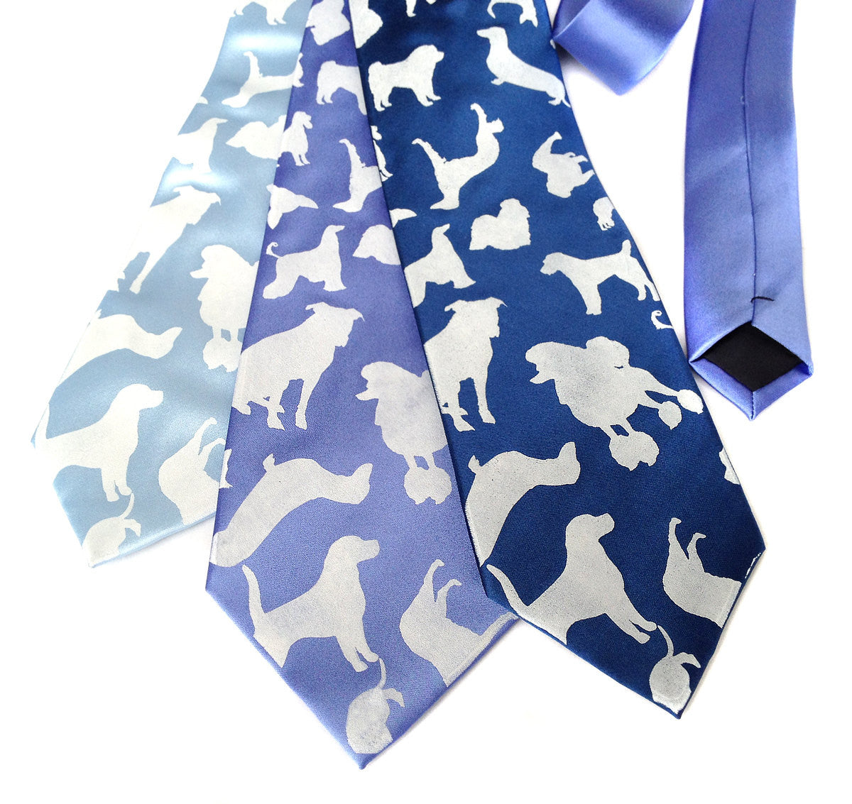 dog print tie