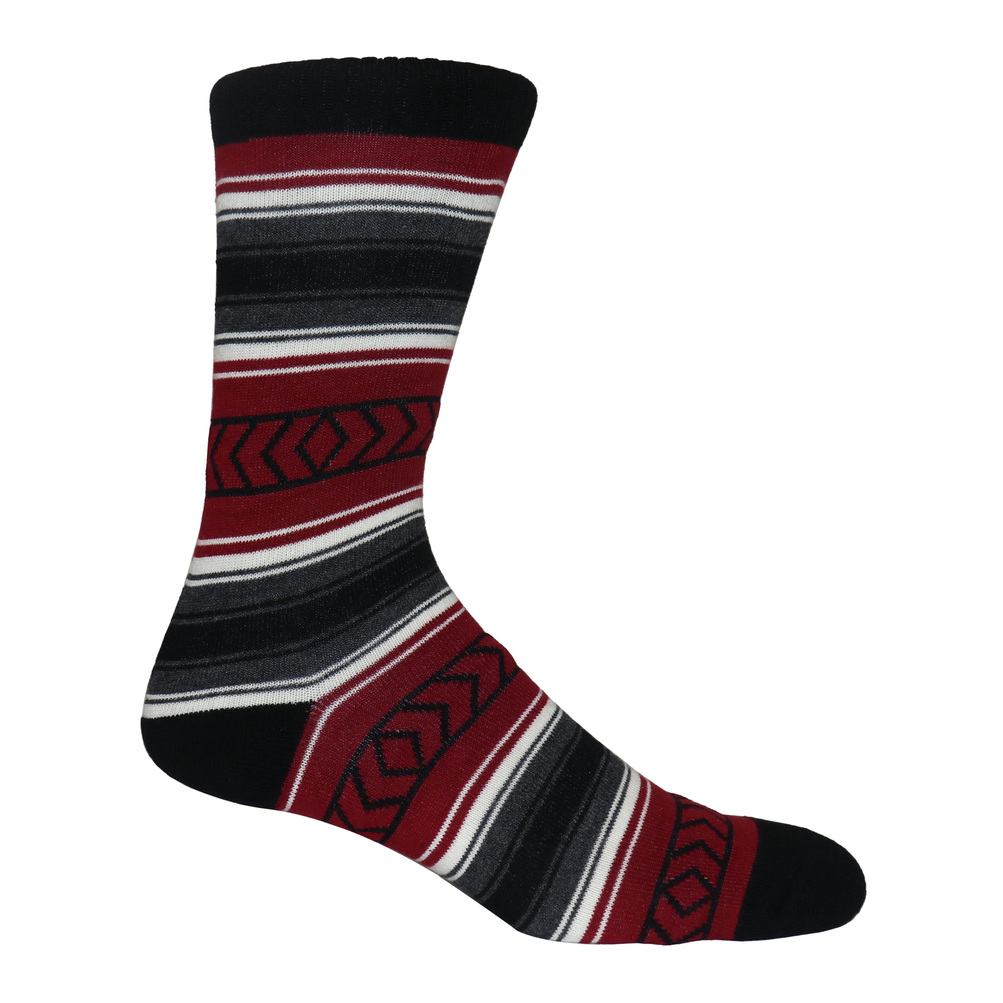 STRIPE ATHLETIC CREW SOCKS - MOUNDERWEAR