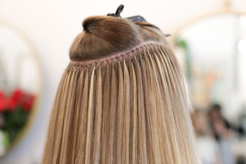 micro-link or i-tip hair extensions