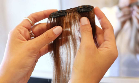 clip-in hair extensions
