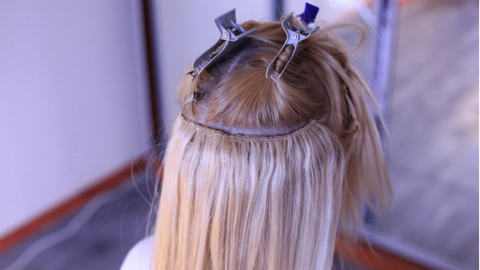 Sew-in hair extensions