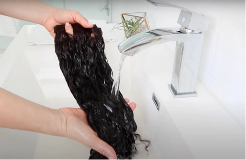 wash your hair extensions