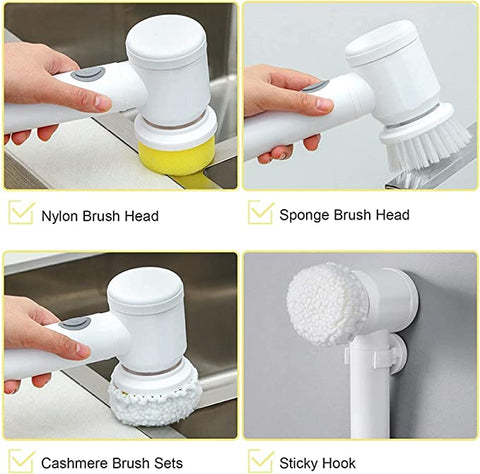 5-in-1 Magic cleaning brush Electric Brush – Ala Shop