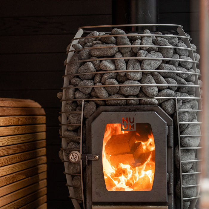 HIVE Wood Series  Wood-Fired Sauna Stove w/ Firebox Extension — Avide  Home