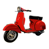 scooteur italien rouge