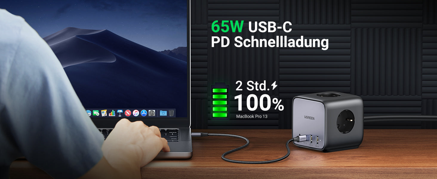 65W USB C PD schnellladung