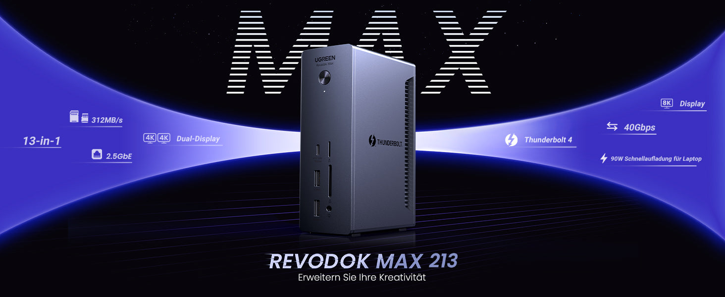 UGREEN Revodok Pro Max 213 13-in-1  Hub Dockingstation