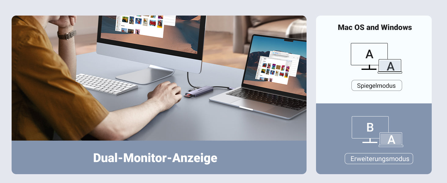 dual monitor anzeige