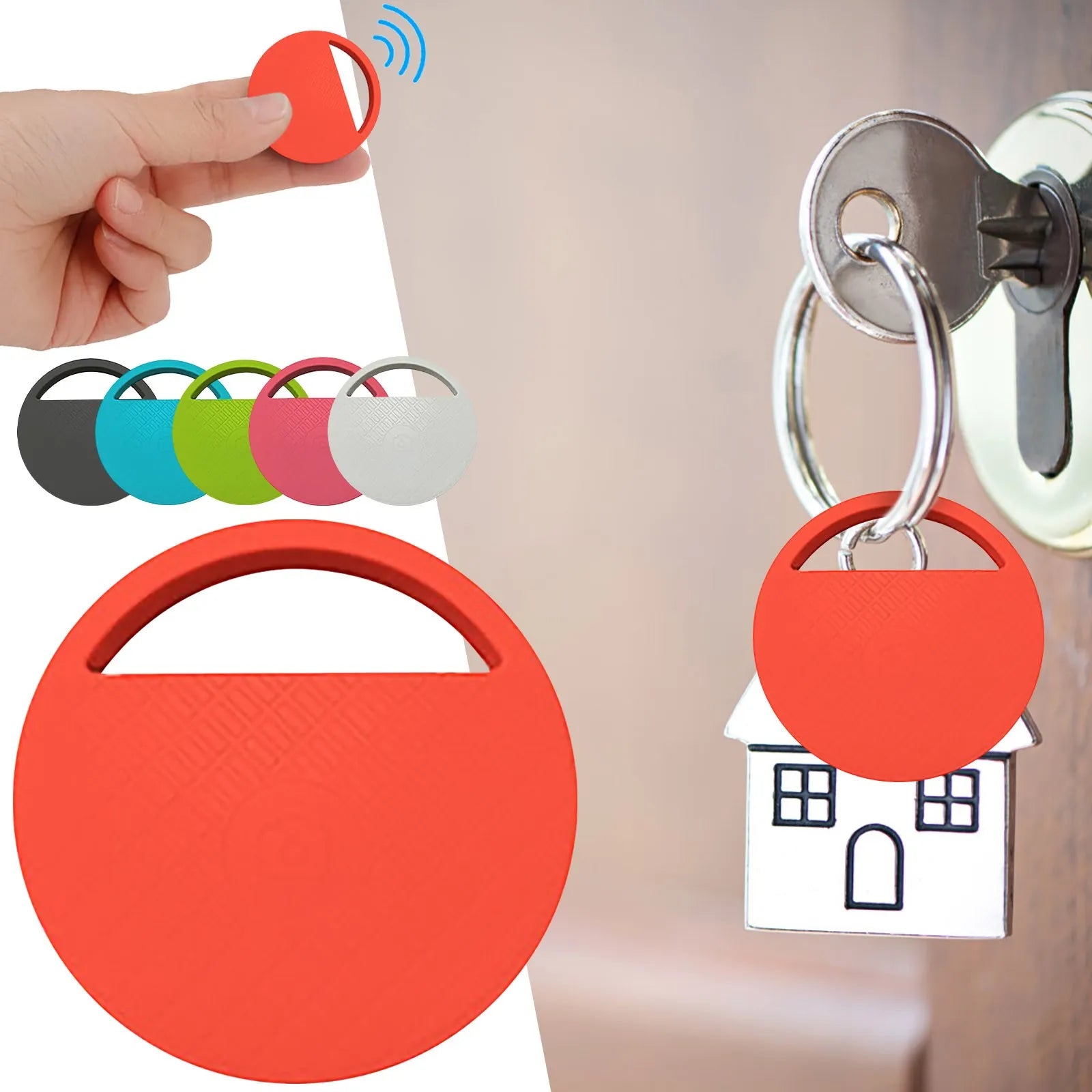 Portable Mini Cat Dog Pet Tracker Locator Anti-Lost Alarm Hidden GPS Finder Device For Child Bluetooth 4.0 Mobile Key Wireless