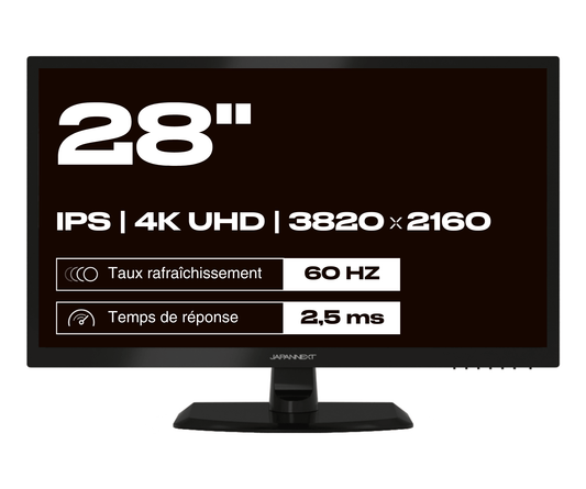 Écran PC, 32, UHD 4K (3840x2160), 60Hz, Dalle IPS