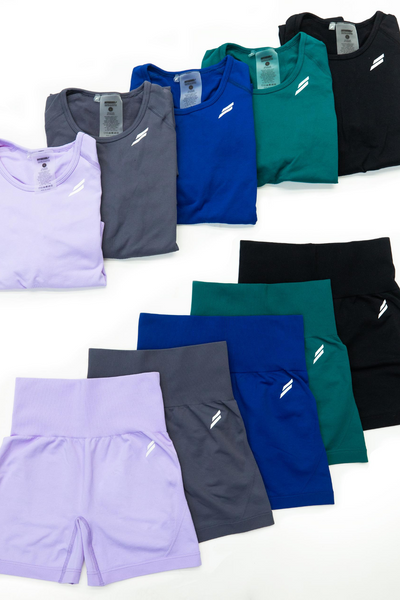 Flat lay image of Doyoueven Hyperflex Shorts and Long Sleeves