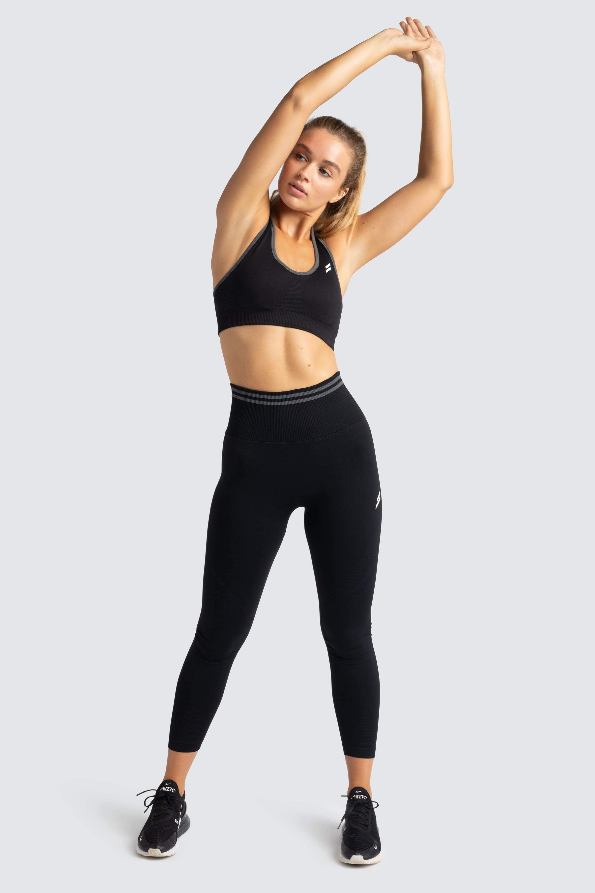 DYE Scrunch Seamless Crop - Jet Black – DOYOUEVEN