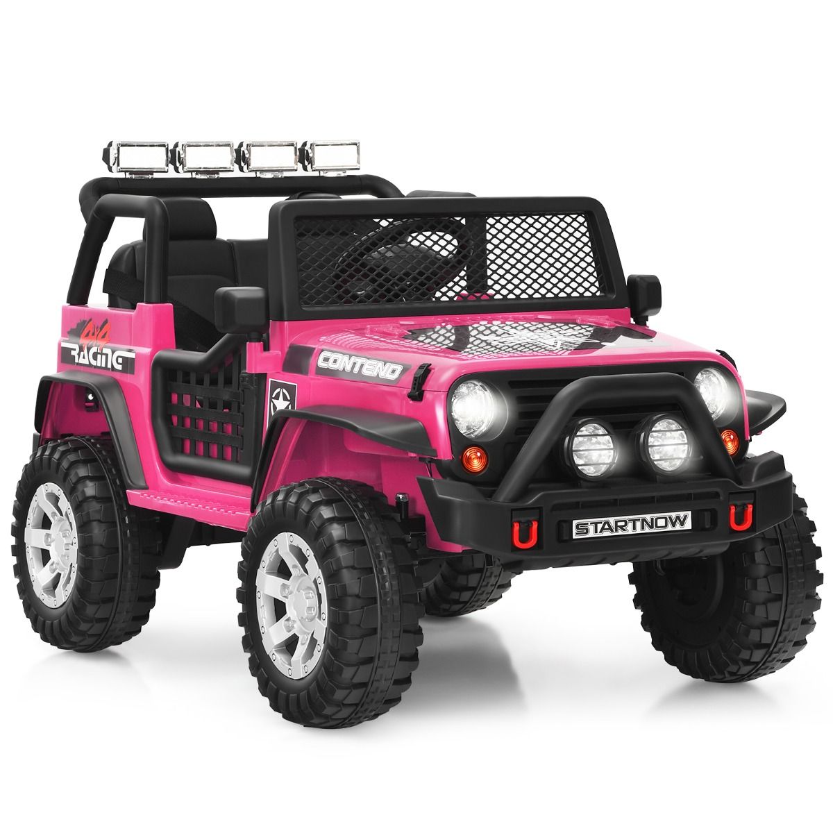 12V Pink Kids Ride-On Car
