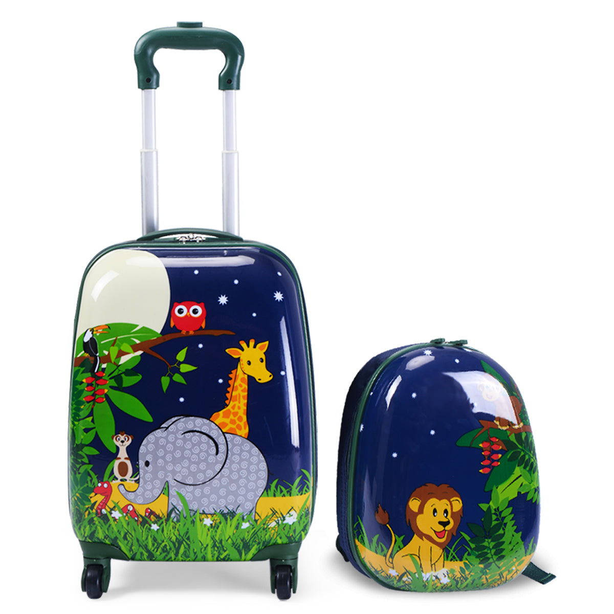 Kids Elephant & Lion Luggage Set