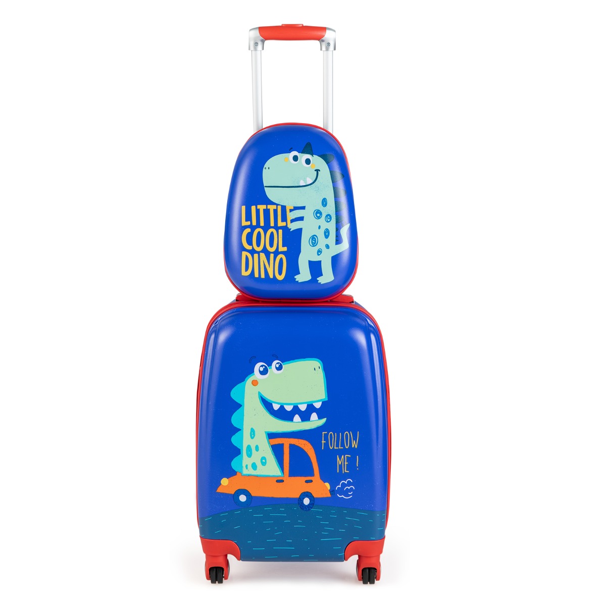 Kids' 2-Piece Rolling Suitcase & Backpack Set - Blue Unicorn