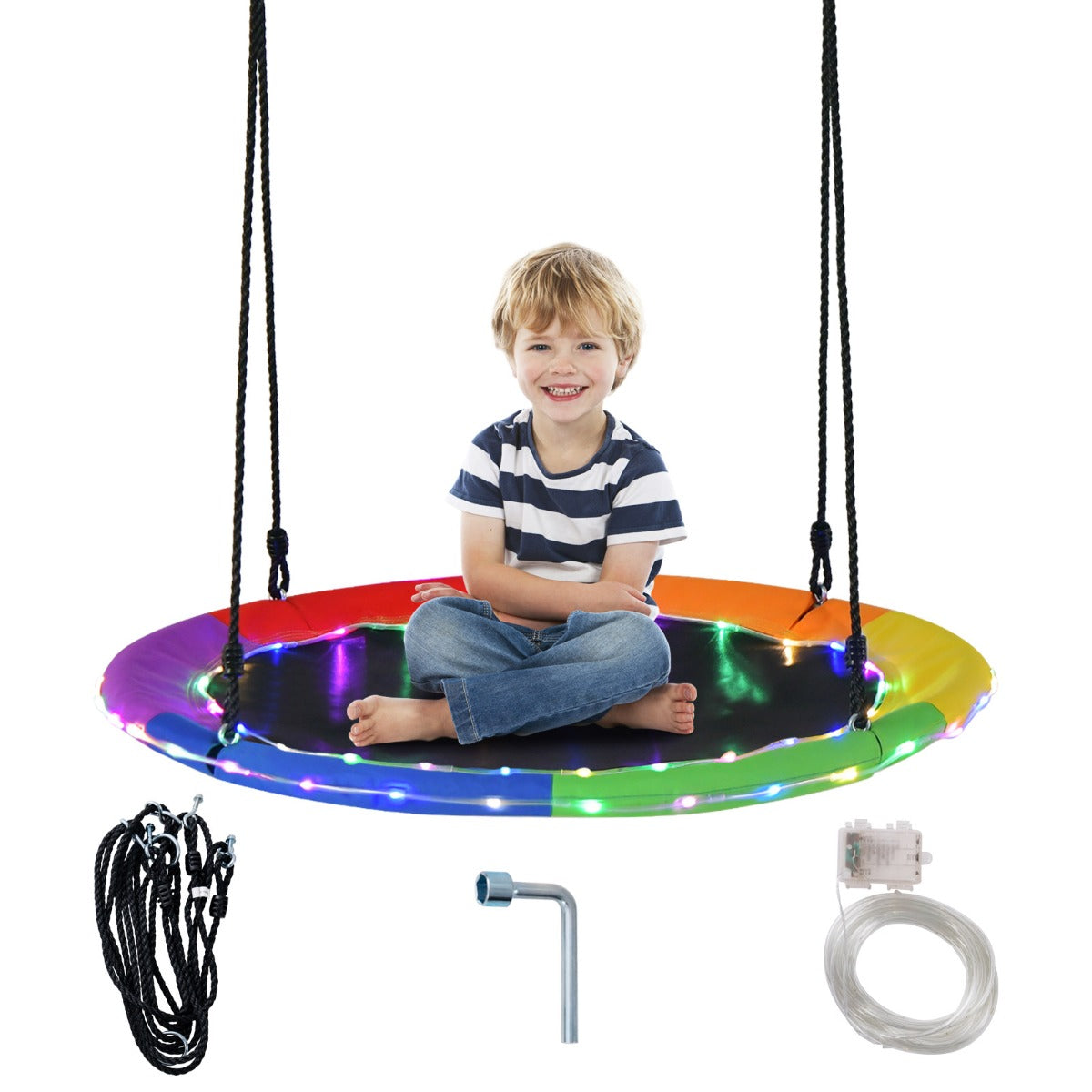 LED Saucer Tree Swing