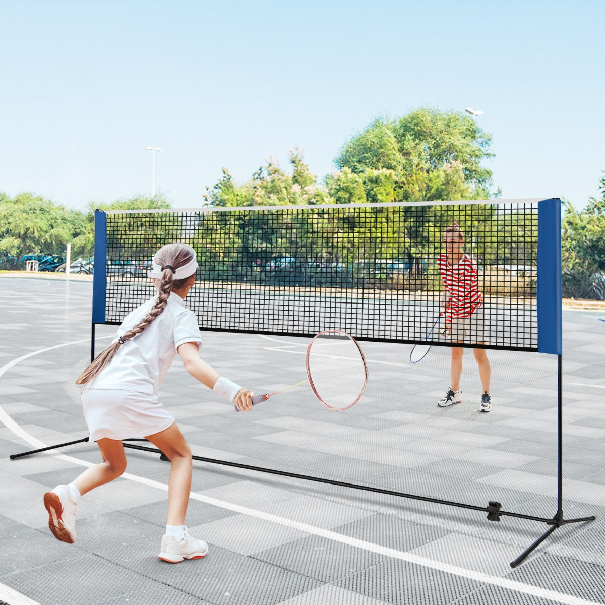 Adjustable Outdoor Badminton Net Set