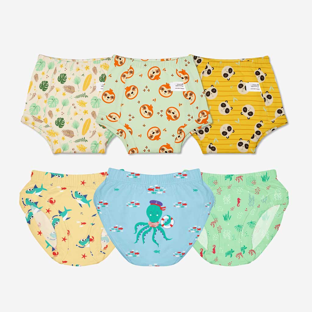 superbottoms Padded Underwear (Pack of 3), Waterproof Pull up Underwear, Potty Training s for Babies