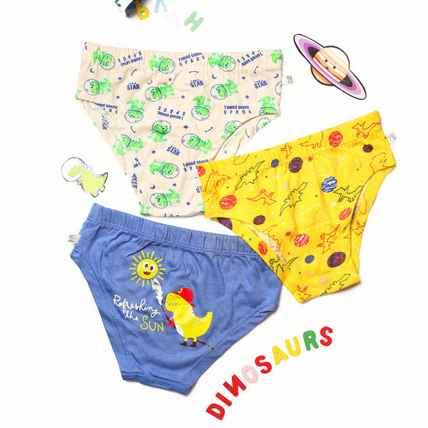 Young Girl Briefs Pack of 3 (Woody Goody) by SuperBottoms